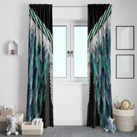 Aotearoa Korowai Motif Window Curtain Maori Tane Poutama