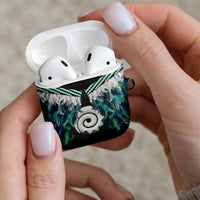 Aotearoa Korowai Motif AirPods Case Maori Koru Poutama LT14 - Polynesian Pride