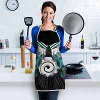 Aotearoa Korowai Motif Apron Maori Koru Poutama - Polynesian Pride