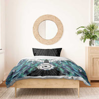 Aotearoa Korowai Motif Bedding Set Maori Koru Poutama