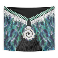 Aotearoa Korowai Motif Tapestry Maori Koru Poutama