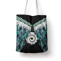 Aotearoa Korowai Motif Tote Bag Maori Koru Poutama - Polynesian Pride