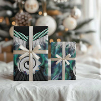 Aotearoa Korowai Motif Wrapping Paper Maori Koru Poutama - Polynesian Pride