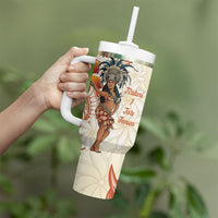 Heiva i Tahiti Tumbler With Handle Ori Tahitian Dance Tiare Maori LT14 - Polynesian Pride