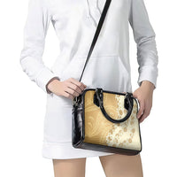 Heiva i Tahiti Shoulder Handbag Tahitian Tiare Maori Cowrie Lei Brown LT14 - Polynesian Pride