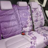 Heiva i Tahiti Back Car Seat Cover Tahitian Tiare Maori Cowrie Lei Purple LT14 - Polynesian Pride