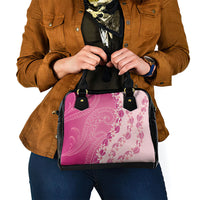 Heiva i Tahiti Shoulder Handbag Tahitian Tiare Maori Cowrie Lei Pink LT14 - Polynesian Pride