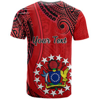 Custom 20 July Atiu Island Gospel Day T Shirt Cook Islands Tribal Pattern LT14 - Polynesian Pride