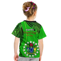 25 July Rarotonga Island Gospel Day Kid T Shirt Cook Islands Tribal Pattern LT14 - Polynesian Pride