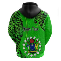 Custom 21 July Mitiaro Island Gospel Day Hoodie Cook Islands Tribal Pattern LT14 - Polynesian Pride