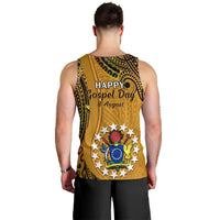 8 August Manihiki Island Gospel Day Men Tank Top Cook Islands Tribal Pattern LT14 - Polynesian Pride