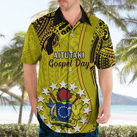 27 October Aitutaki Island Gospel Day Hawaiian Shirt Cook Islands Tribal Pattern LT14 - Polynesian Pride