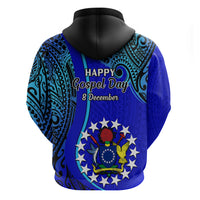 8 December Pukapuka Island Gospel Day Hoodie Cook Islands Tribal Pattern LT14 - Polynesian Pride