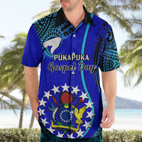 Personalised 8 December Pukapuka Island Gospel Day Hawaiian Shirt Cook Islands Tribal Pattern LT14 - Polynesian Pride
