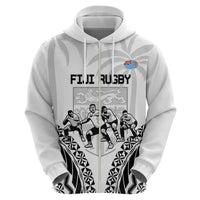Fiji Tapa Rugby Hoodie Cibi Dance With Fijian Pattern LT14 - Polynesian Pride