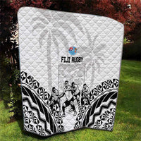 Fiji Tapa Rugby Quilt Cibi Dance With Fijian Pattern