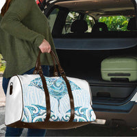 New Zealand Manta Ray Tattoo Travel Bag Aotearoa Maori Haehae Paua Shell - Polynesian Pride