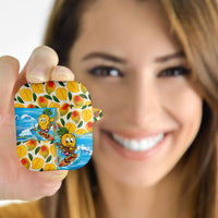 Aloha Hawaii Summer AirPods Case Hawaiian Lei Surfing Mango Palaka Motifs