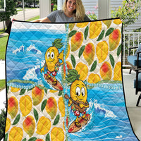 Aloha Hawaii Summer Quilt Hawaiian Lei Surfing Mango Palaka Motifs