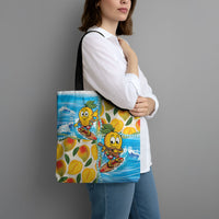 Aloha Hawaii Summer Tote Bag Hawaiian Lei Surfing Mango Palaka Motifs