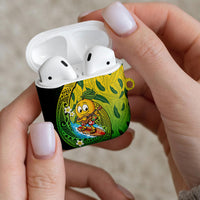 Hawaii Surfing Mango AirPods Case Manako Polynesian Fish Hook