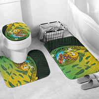 Hawaii Surfing Mango Bathroom Set Manako Polynesian Fish Hook