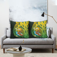 Hawaii Surfing Mango Pillow Cover Manako Polynesian Fish Hook