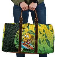 Hawaii Surfing Mango Travel Bag Manako Polynesian Fish Hook