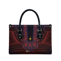 Filipino Barong Tagalog Inspired Leather Bag Mabuhay Philippines Festival Polynesian Pattern