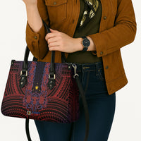 Filipino Barong Tagalog Inspired Leather Bag Mabuhay Philippines Festival Polynesian Pattern