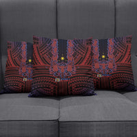 Filipino Barong Tagalog Inspired Pillow Cover Mabuhay Philippines Festival Polynesian Pattern
