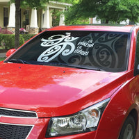 Lil Pakeha Lil Maori New Zealand Auto Sun Shade Kiwi Proud Mangopare Pattern