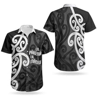 Lil Pakeha Lil Maori New Zealand Couples Matching Long Sleeve Bodycon Dress and Hawaiian Shirt Kiwi Proud Mangopare Pattern