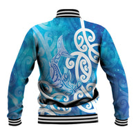 Hammerhead Shark Tattoo New Zealand Baseball Jacket Maori Galaxy Mangopare Pattern