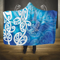 Hammerhead Shark Tattoo New Zealand Hooded Blanket Maori Galaxy Mangopare Pattern