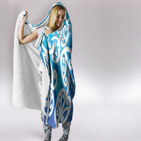 Hammerhead Shark Tattoo New Zealand Hooded Blanket Maori Galaxy Mangopare Pattern