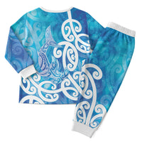 Hammerhead Shark Tattoo New Zealand Christmas Pajama Set Maori Galaxy Mangopare Pattern