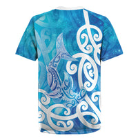 Hammerhead Shark Tattoo New Zealand Rugby Jersey Maori Galaxy Mangopare Pattern