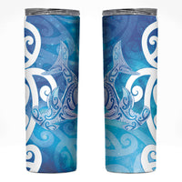 Hammerhead Shark Tattoo New Zealand Skinny Tumbler Maori Galaxy Mangopare Pattern