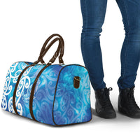 Hammerhead Shark Tattoo New Zealand Travel Bag Maori Galaxy Mangopare Pattern