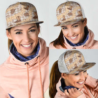 Khaki Palaka Hawaii Cowboy Mesh Trucker Cap Puakenikeni Lei Paniolo Papale Seamless Vibes LT14 - Polynesian Pride