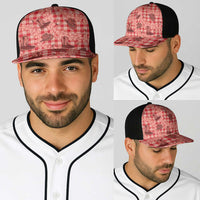 Red Palaka Hawaii Cowboy Baseball Net Cap Puakenikeni Lei Paniolo Papale Seamless Vibes LT14 - Polynesian Pride