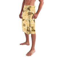 Yellow Palaka Hawaii Cowboy Lavalava Puakenikeni Lei Paniolo Papale Seamless Vibes - Polynesian Pride