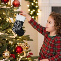 New Zealand Hammerhead Shark Christmas Stocking Maori Haehae Mangopare Black - Polynesian Pride