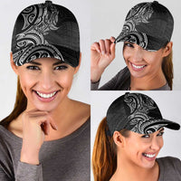 New Zealand Hammerhead Shark Classic Cap Maori Haehae Mangopare Black - Polynesian Pride