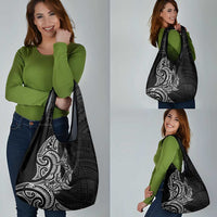 New Zealand Hammerhead Shark Grocery Bag Maori Haehae Mangopare Black - Polynesian Pride