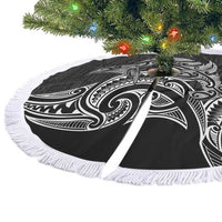 New Zealand Hammerhead Shark Tree Skirt Maori Haehae Mangopare Black - Polynesian Pride