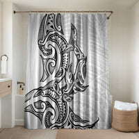 New Zealand Hammerhead Shark Bathroom Set Maori Haehae Mangopare White - Polynesian Pride