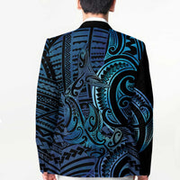 New Zealand Hammerhead Shark Blazer Maori Haehae Mangopare Galaxy - Polynesian Pride