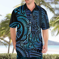 New Zealand Hammerhead Shark Hawaiian Shirt Maori Haehae Mangopare Galaxy - Polynesian Pride